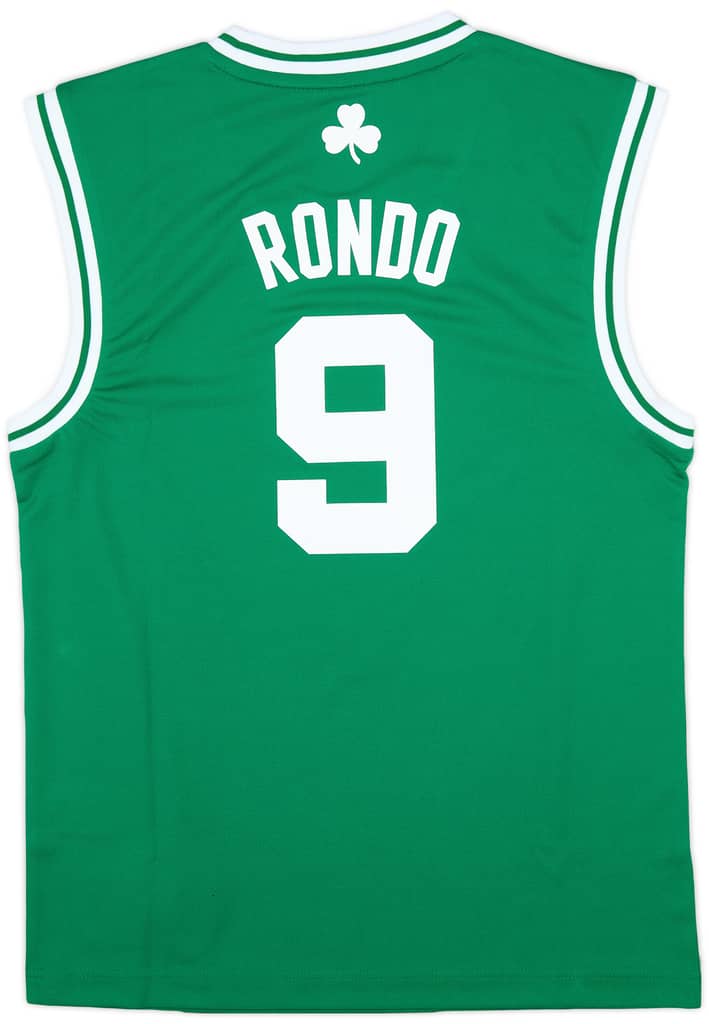 2010-14 Boston Celtics Rondo #9 adidas Away Jersey (S)