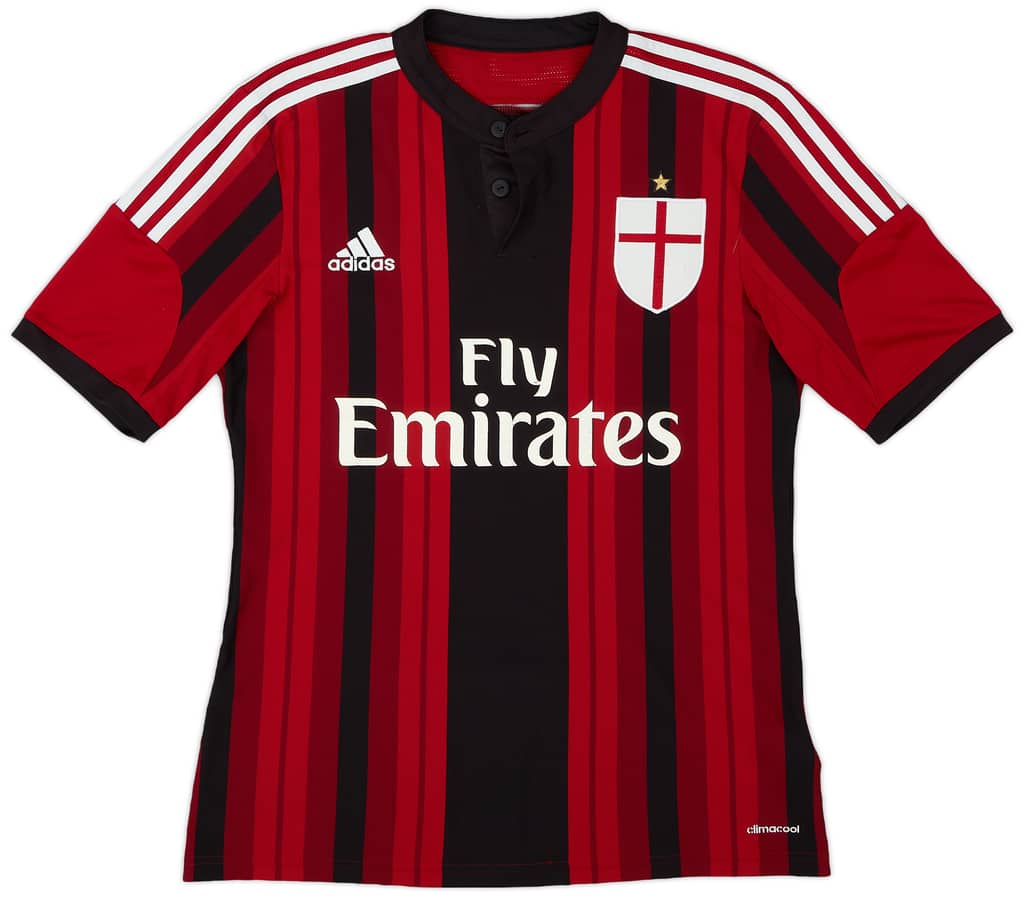 2014-15 AC Milan Home Shirt - 6/10 - (S)
