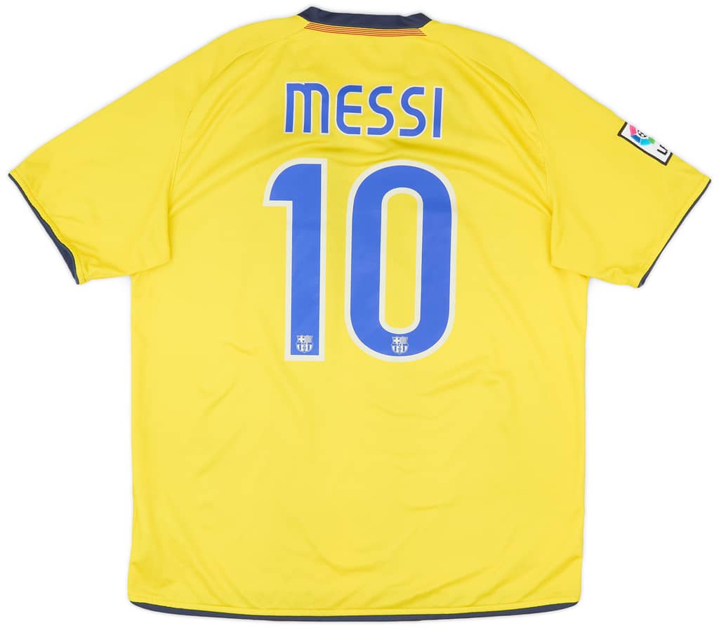 2008-10 Barcelona Away Shirt Messi #10 - 6/10 - (L)