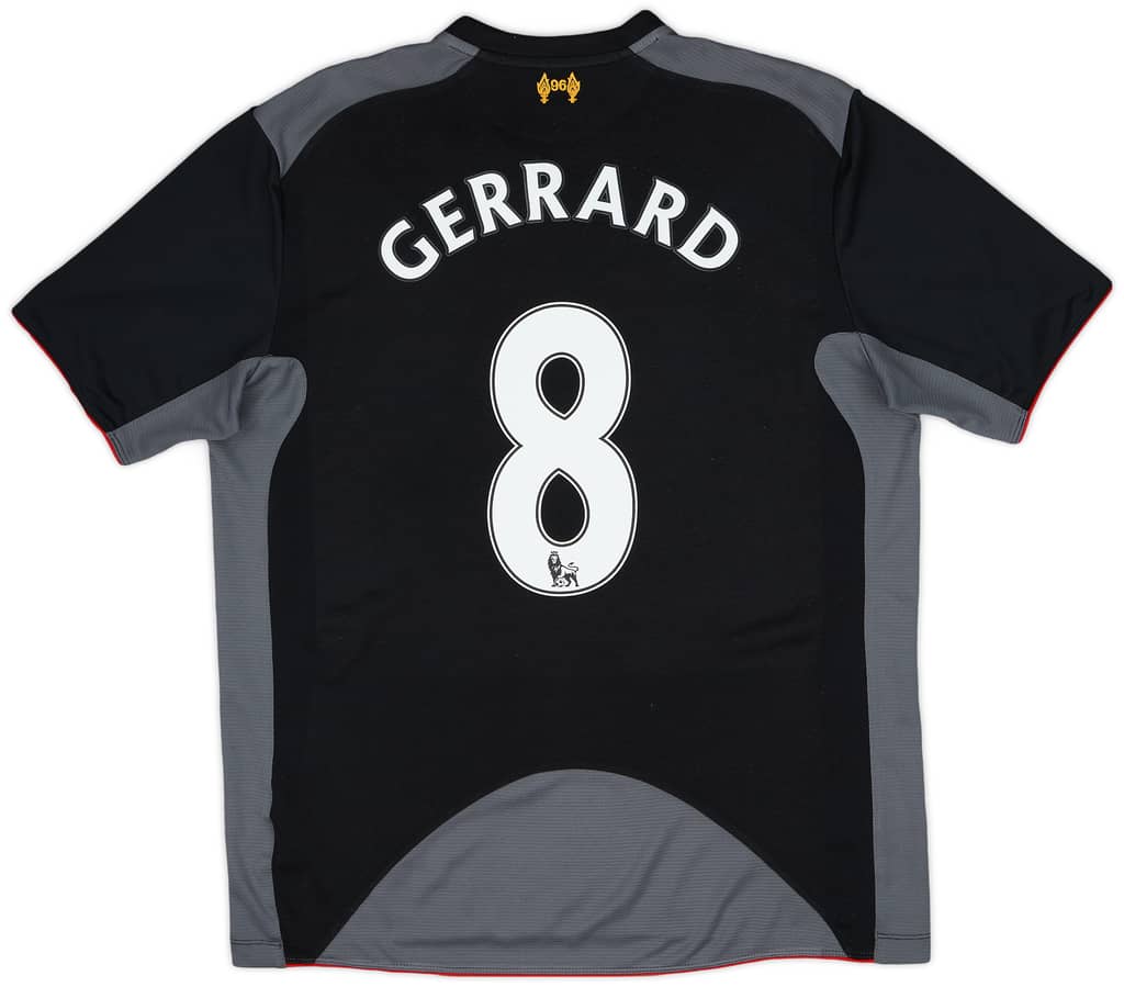 2012-13 Liverpool Away Shirt Gerrard #8 - 6/10 - (L)
