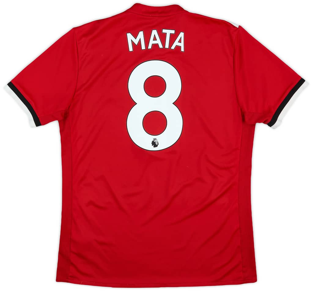 2017-18 Manchester United Home Shirt Mata #8 - 5/10 - (M)