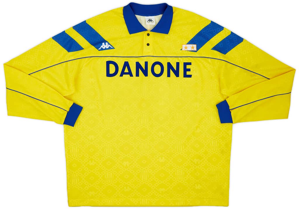1992-94 Juventus Away L/S Shirt #10 - 7/10 - (XL)