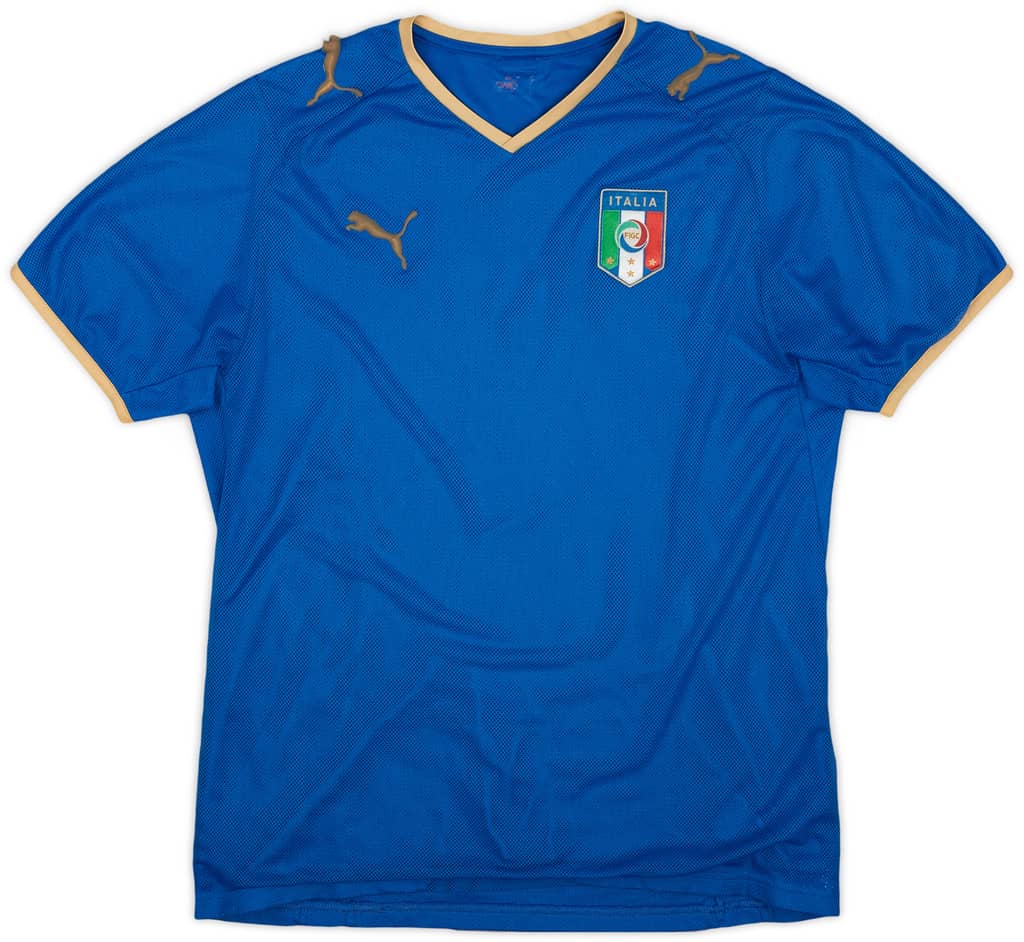 2007-08 Italy Home Shirt - 4/10 - (L)