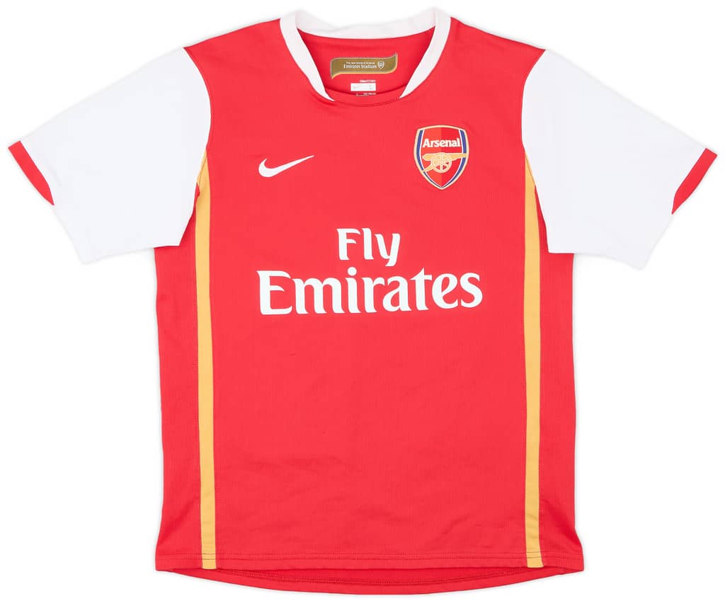 2006-08 Arsenal Home Shirt - 8/10 - (L.Boys)
