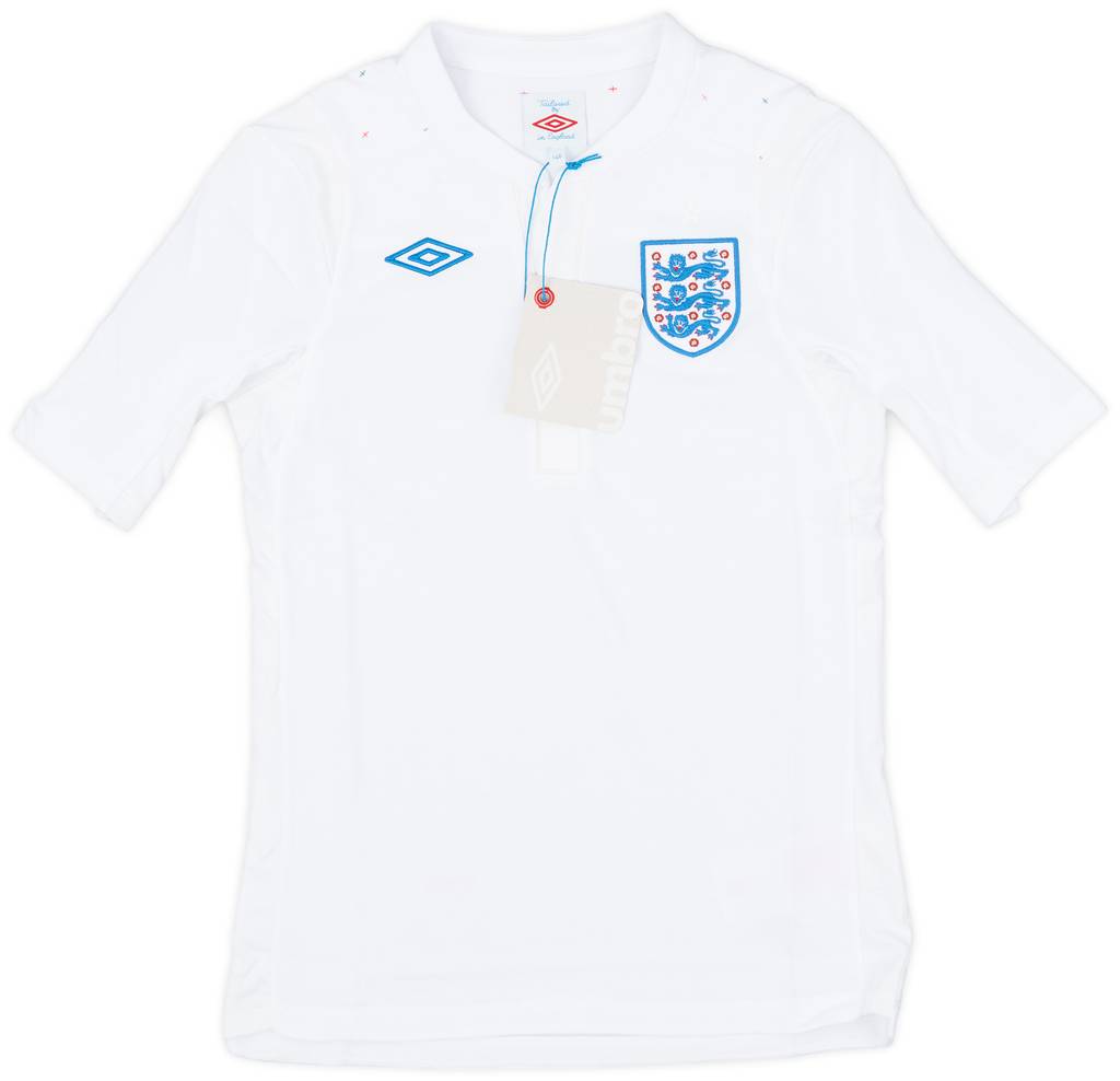 2010-11 England Home Shirt (M.Boys)