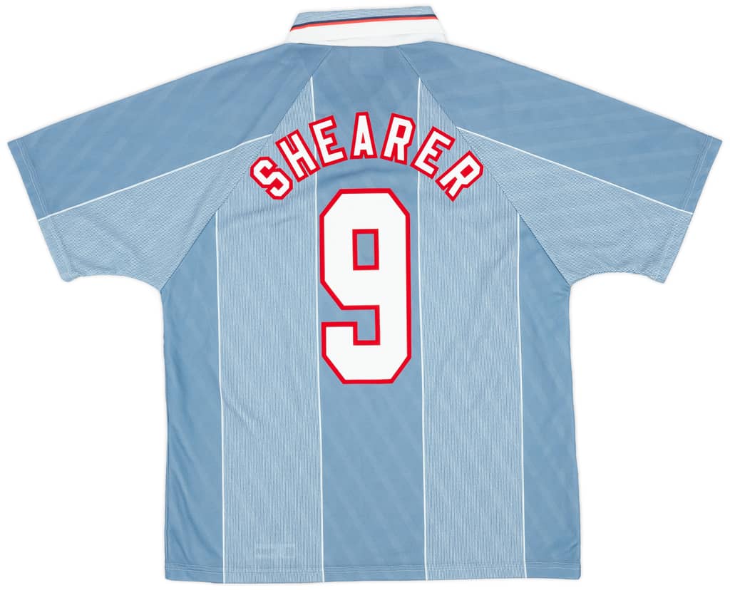 1996-97 England Away Shirt Shearer #9 - 9/10 - (L)