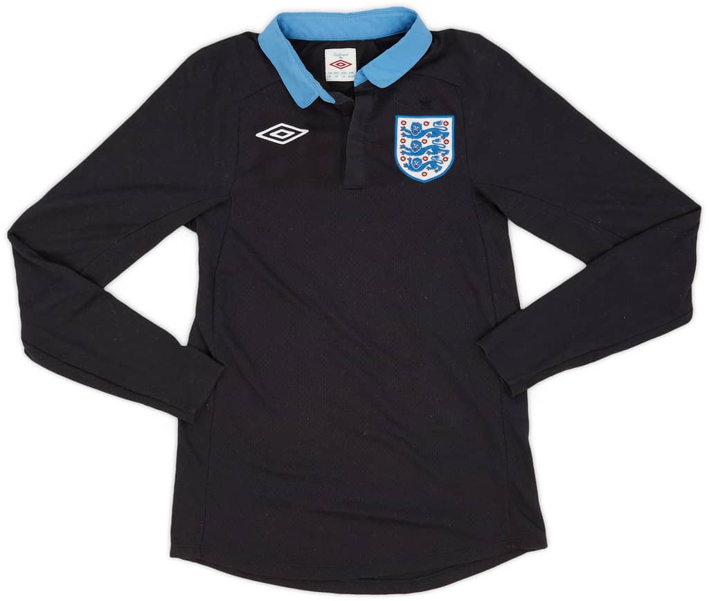 2011-12 England Away L/S Shirt - 9/10 - (XS)