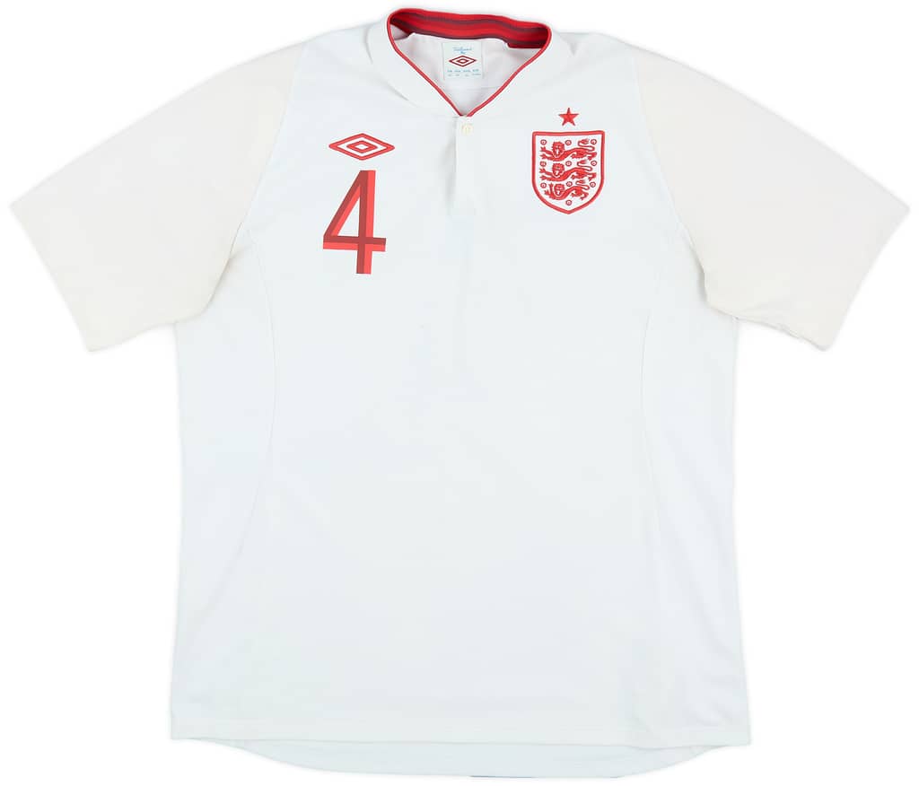 2012-13 England Home Shirt Gerrard #4 - 6/10 - (L)