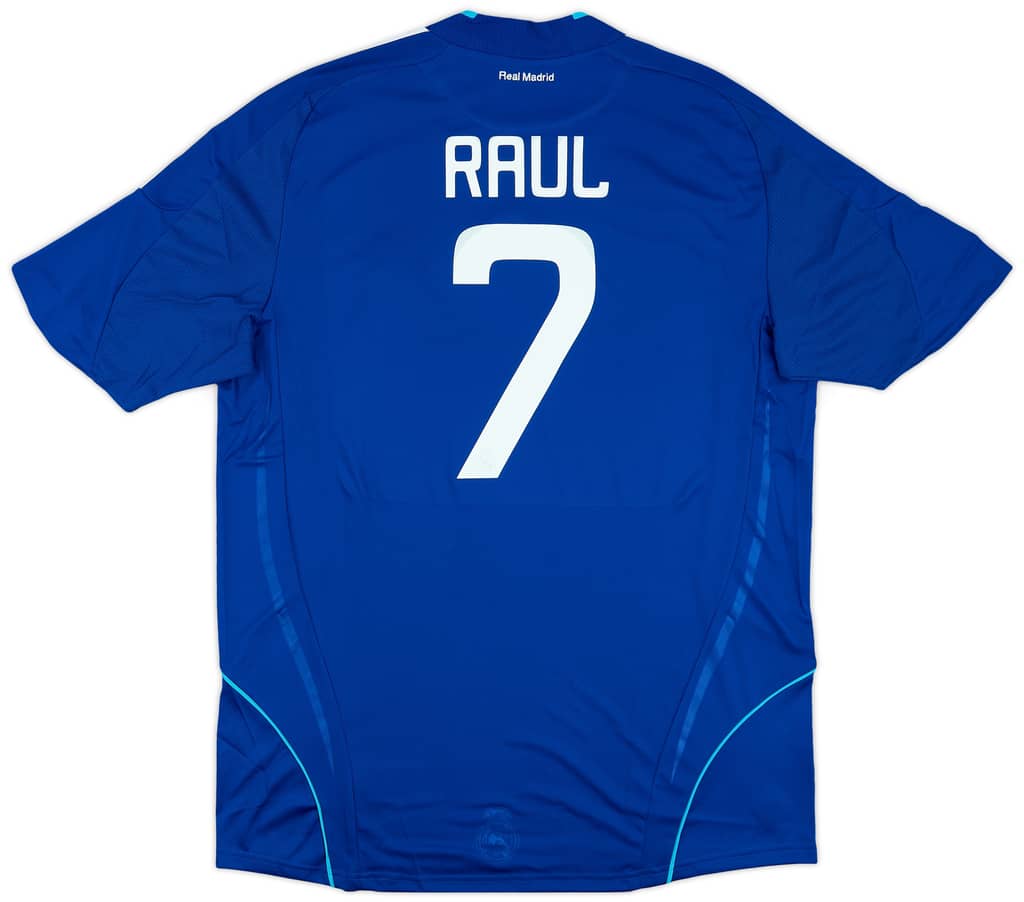 2008-09 Real Madrid Away Shirt Raul #9 (XL)