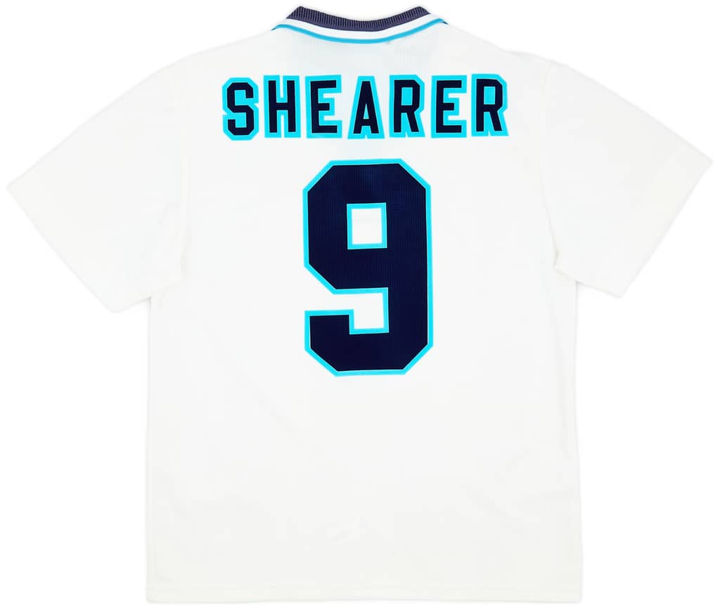 1995-97 England Home Shirt Shearer #9 - 7/10 - (M)