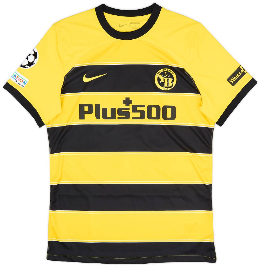 2023-24 Young Boys Match Issue Champions League Home Shirt Benito #23