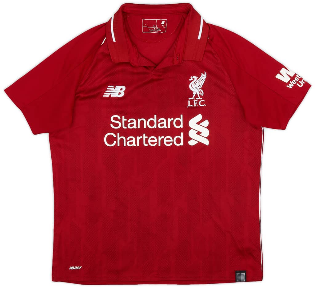 2018-19 Liverpool Home Shirt - 6/10 - (S.Boys)