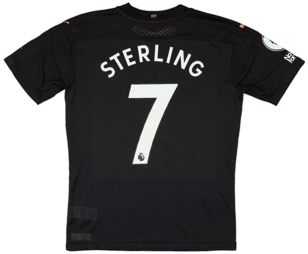 2020-21 Manchester City Match Issue Away Shirt Sterling #7