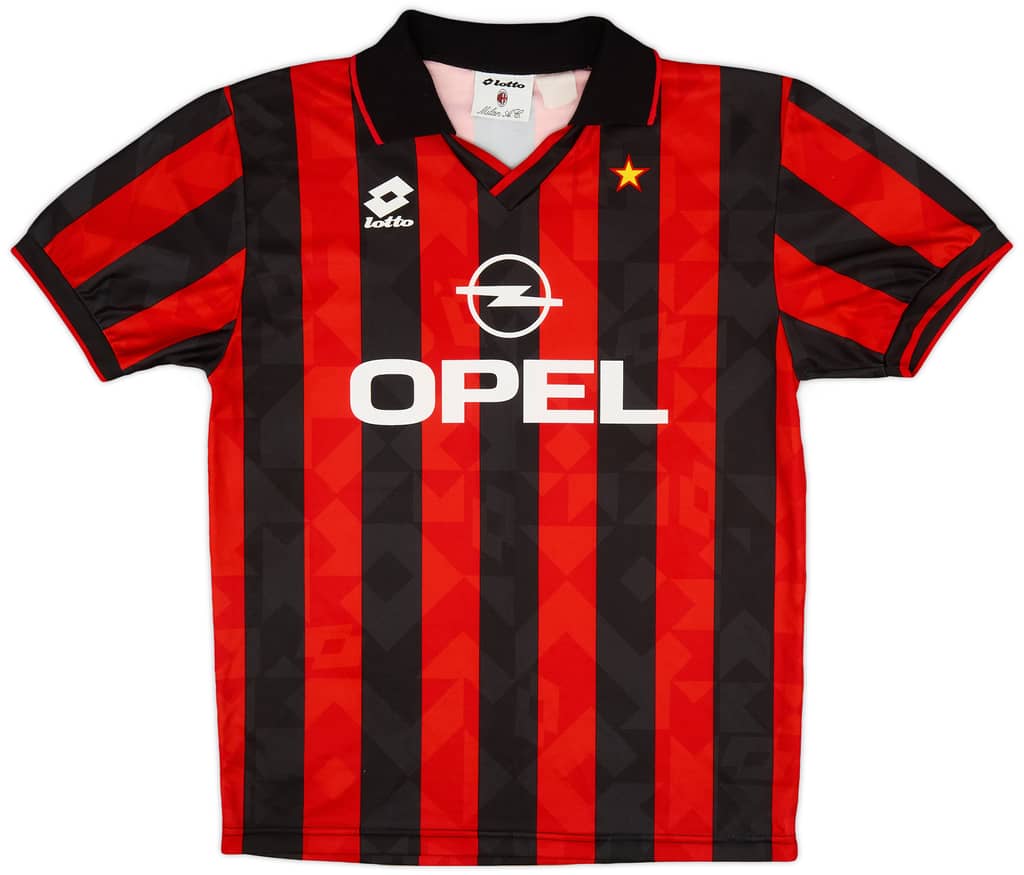 1994-95 AC Milan Home Shirt - 8/10 - (L)
