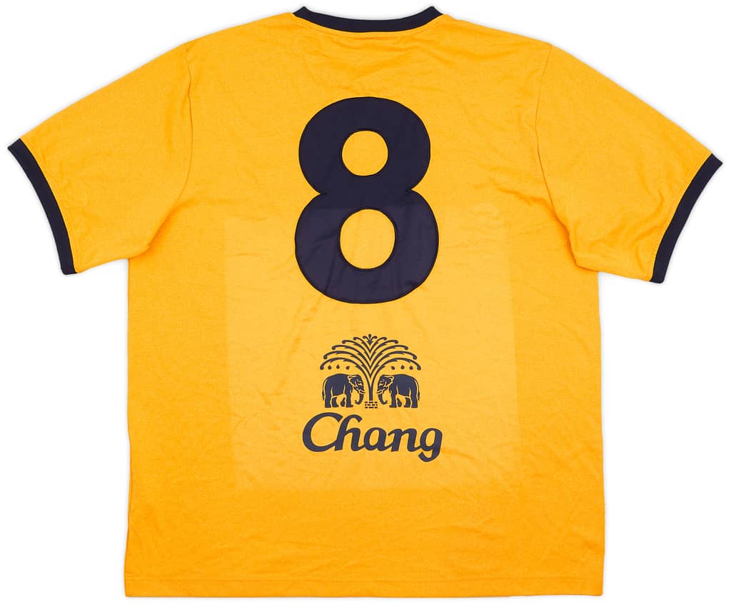 2011 Everton Retro Away Shirt #8 - 9/10 - (XL)