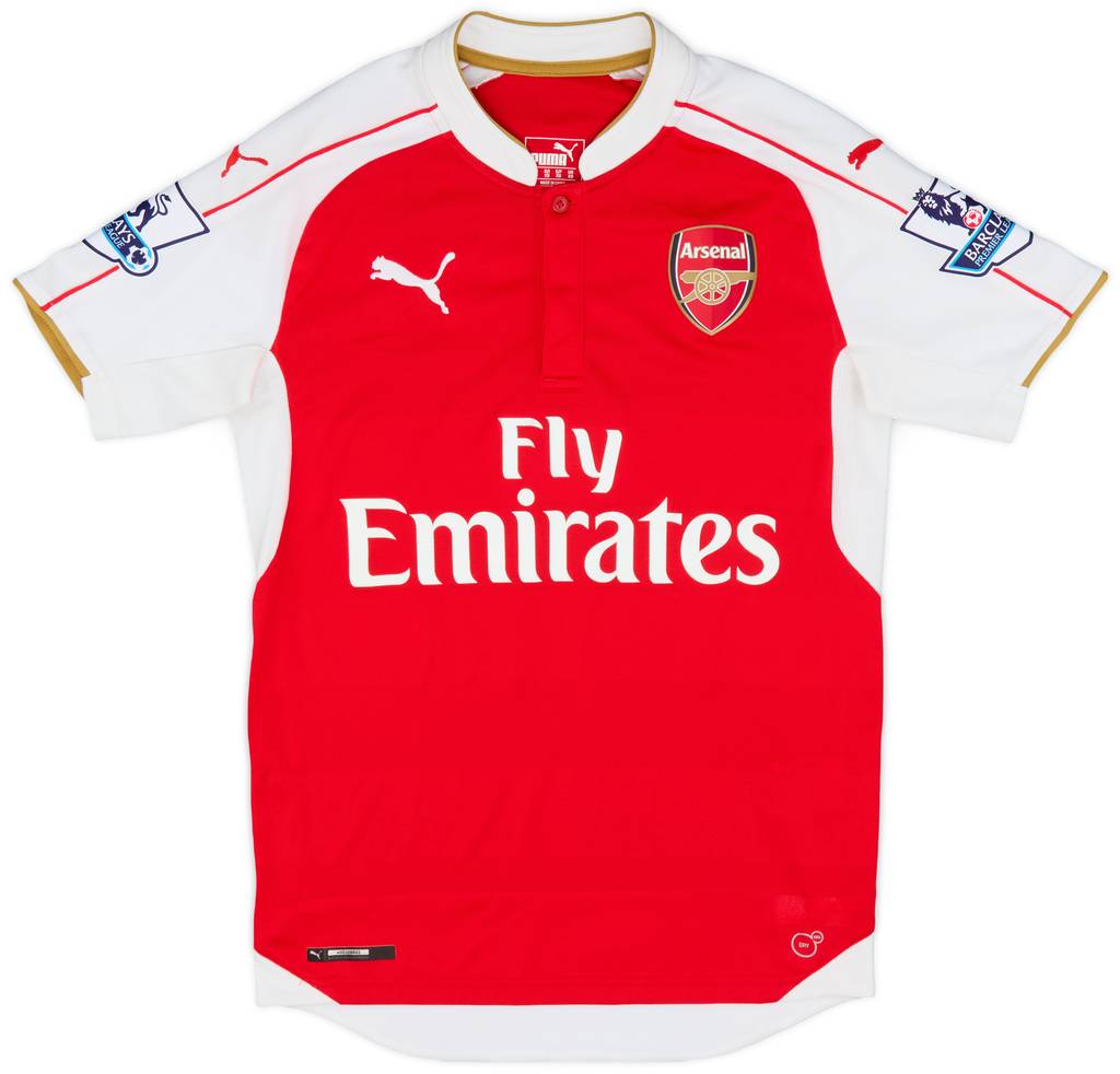 2015-16 Arsenal Home Shirt Ramsey #16 - 6/10 - (XS)