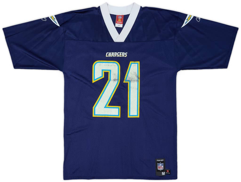 2007 San Diego Chargers Tomlinson #21 Reebok Replica Home Jersey - 6/10 - (M)