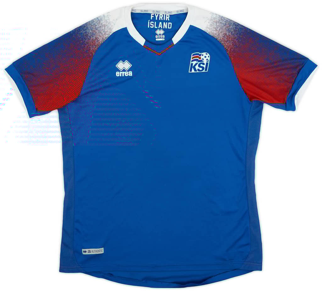 2018-19 Iceland Home Shirt - 9/10 - (XL)