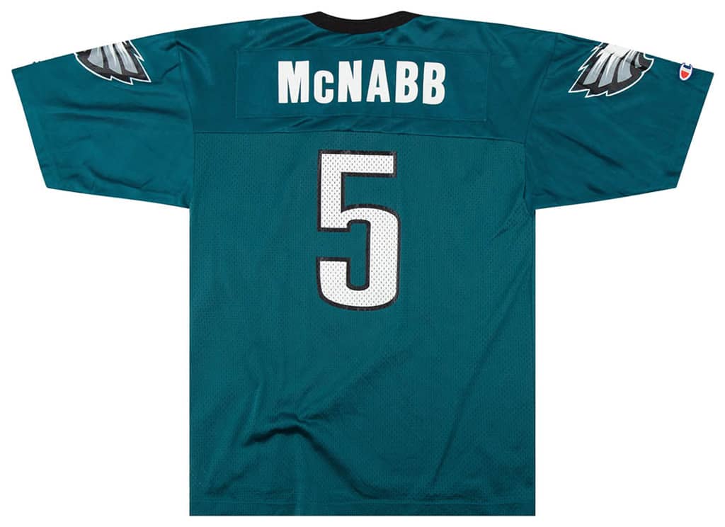 1999-00 Philadelphia Eagles McNabb #5 Champion Jersey (Home) M