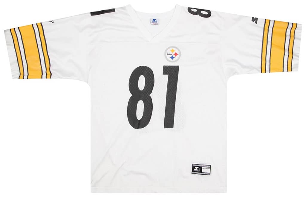 1997-98 Pittsburgh Steelers Johnson #81 Starter Jersey (Away) XL