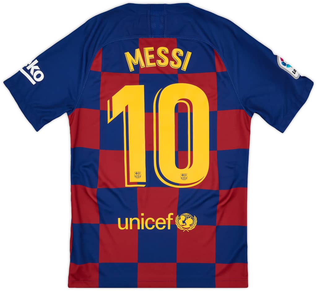 2019-20 Barcelona Home Shirt Messi #10 - 8/10 - (S)