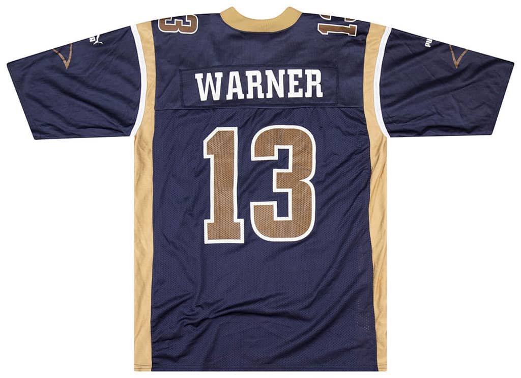 2000 St. Louis Rams Warner #13 Puma Jersey (Home) L
