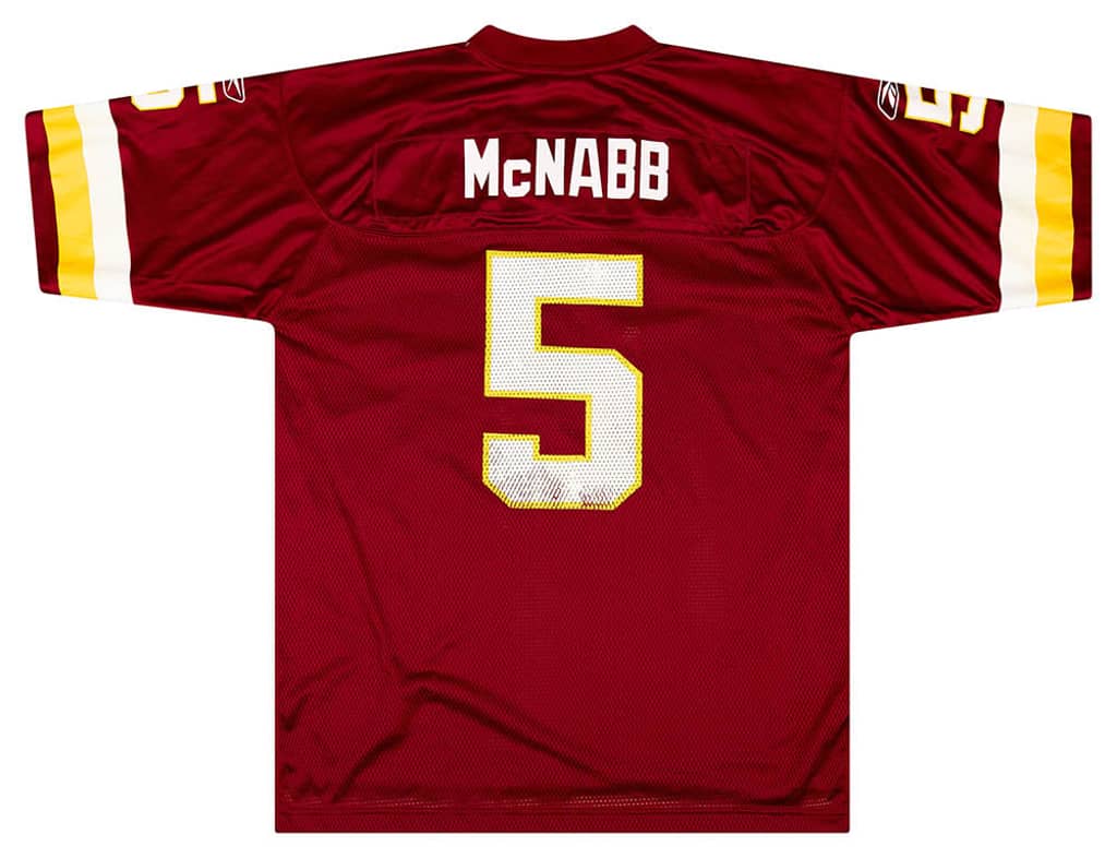2010 Washington Redskins McNabb #5 Reebok On Field Jersey (Home) L
