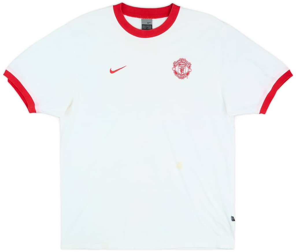 2003-04 Manchester United Nike Cotton Tee - 7/10 - (M)