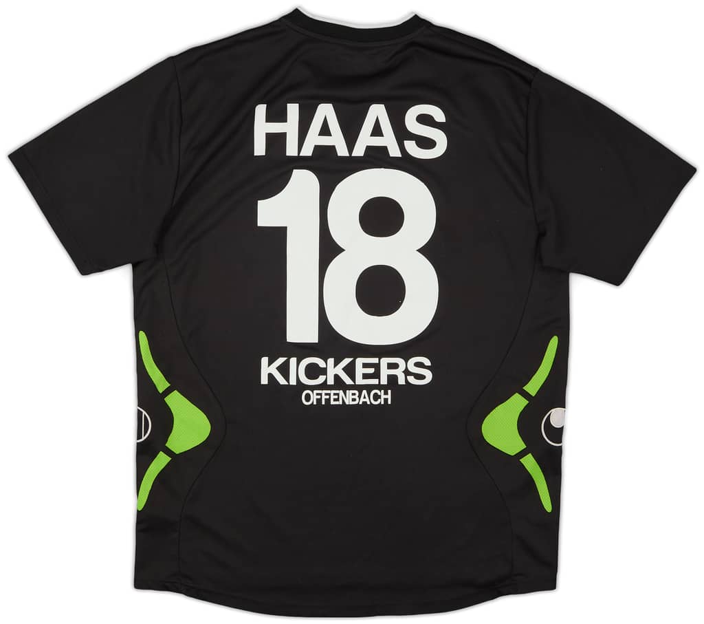 2008-09 Kickers Offenbach Away Shirt Haas #18 - 7/10 - (L)