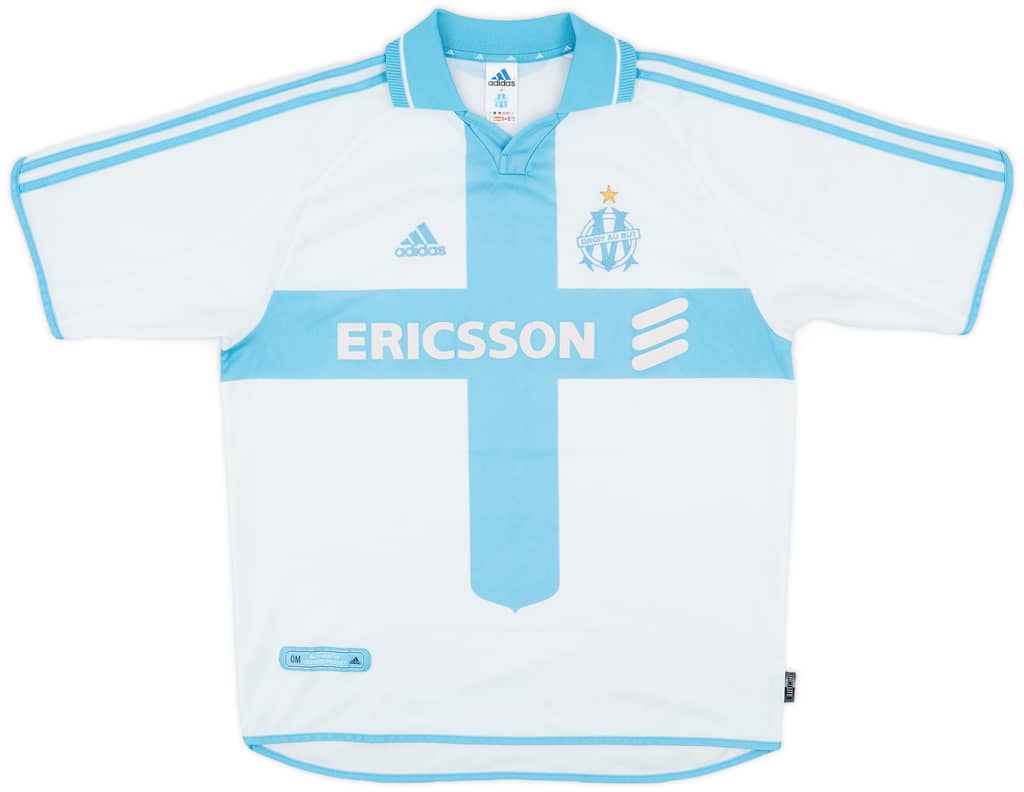 2000-01 Olympique Marseille Home Shirt - 7/10 - (L)