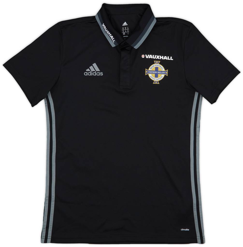 2016-17 Northern Ireland adidas Polo Shirt - 9/10 - (M)