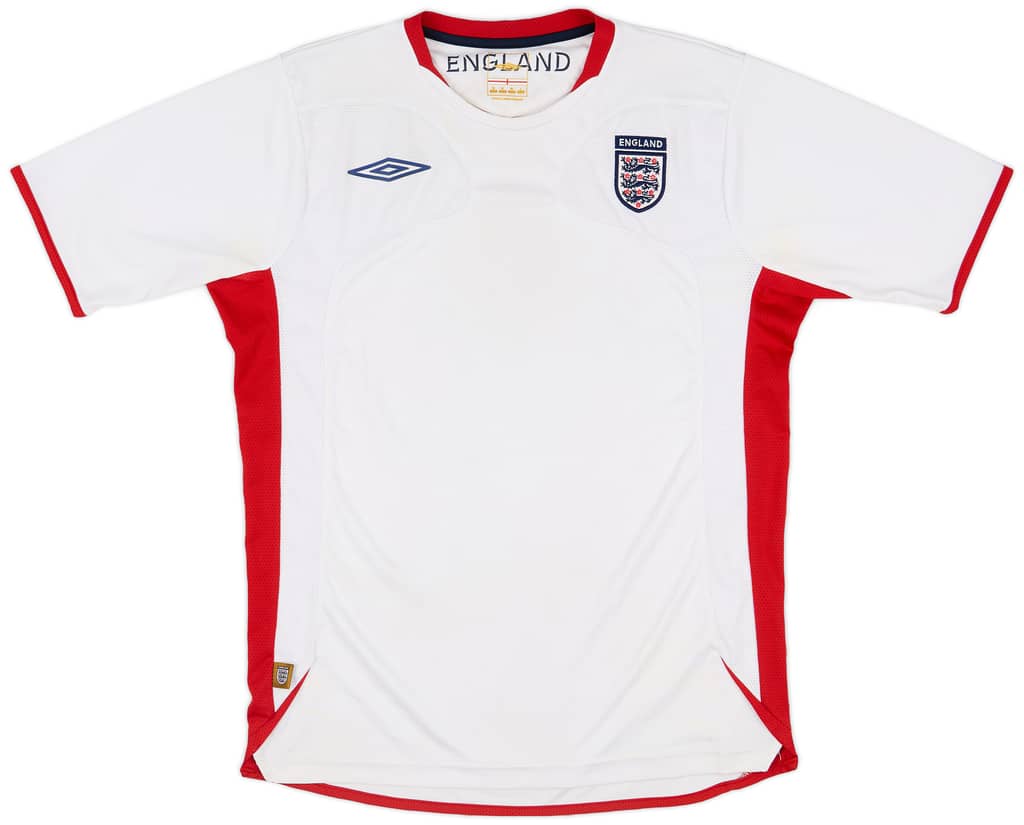 2007-08 England Umbro Training Vest - 6/10 - (M)