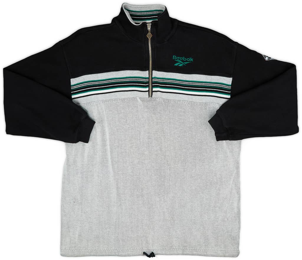 1996-98 Borussia Monchengladbach Reebok 1/4 Zip Fleece Top - 8/10 - (M)