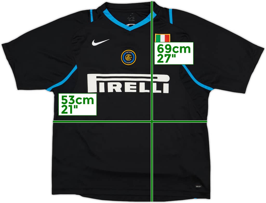2006-07 Inter Milan Nike Training Shirt - 8/10 - (S)