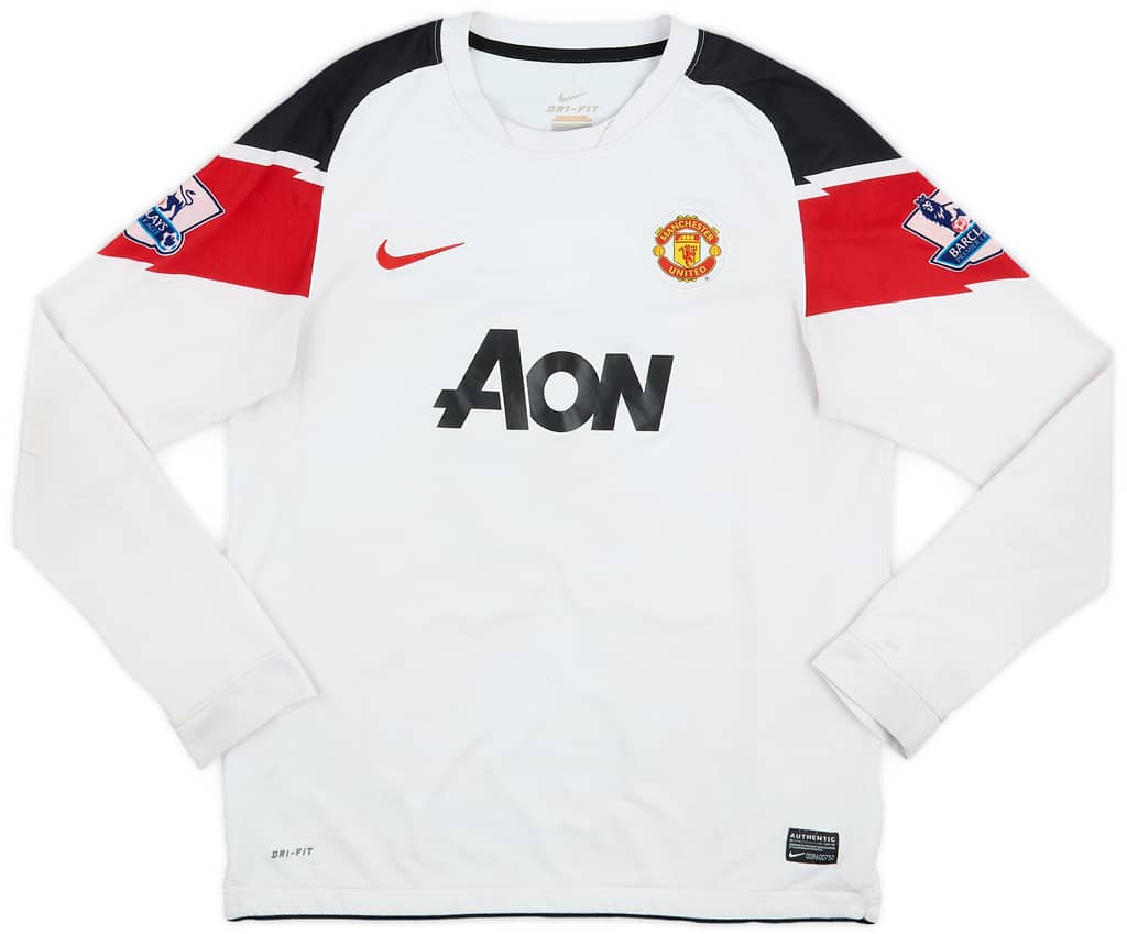 2010-12 Manchester United Away L/S Shirt Rafael #21 - 4/10 - (XL.Boys)
