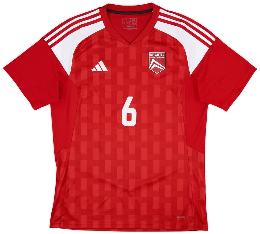 2024 Gibraltar Match Issue Home Shirt Lopes #6