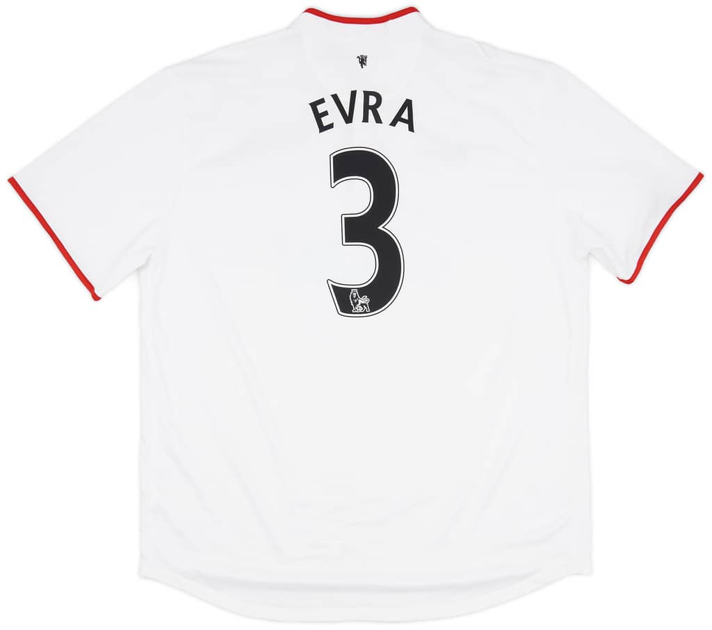2012-14 Manchester United Away Shirt Evra #3 - 7/10 - (XXL)