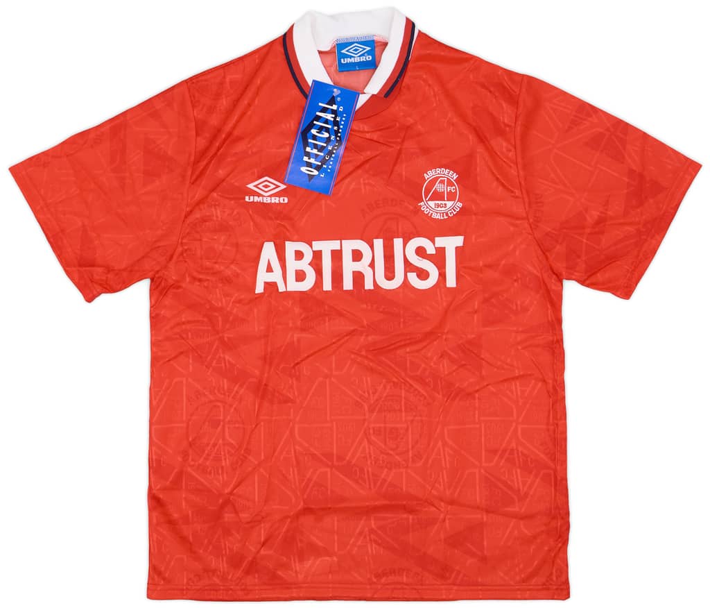 1992-93 Aberdeen Home Shirt (L)