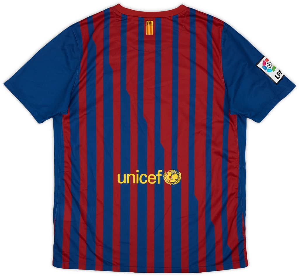2011-12 Barcelona Home Shirt - 8/10 - (XL.Boys)