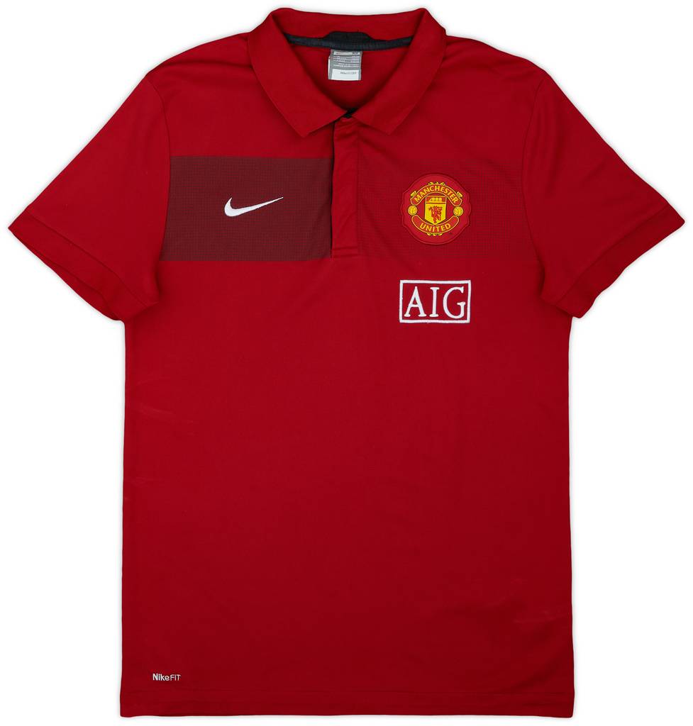 2009-10 Manchester United Nike Polo Shirt - 9/10 - (M)