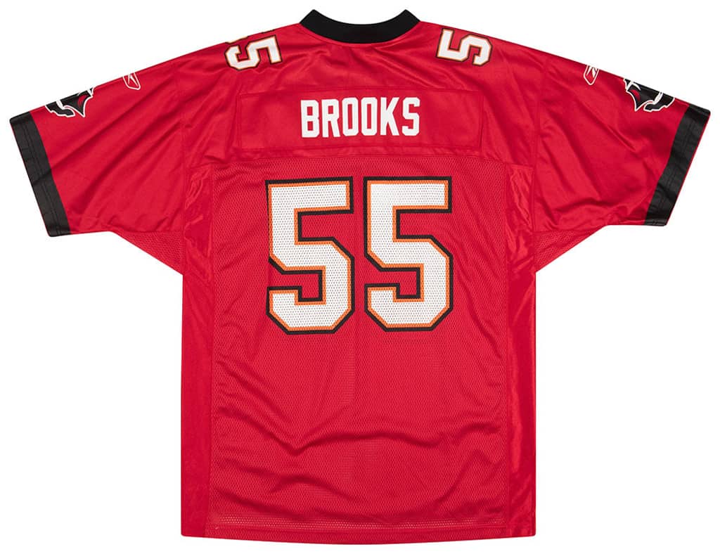 2002-04 Tampa Bay Buccaneers Brooks #55 Reebok On Field Jersey (Home) XL