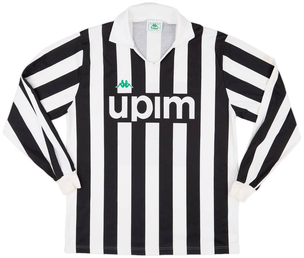 1991-92 Juventus Basic Home L/S Shirt - 5/10 - (XL)