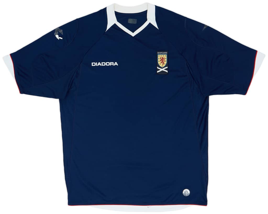 2008-09 Scotland Home Shirt - 8/10 - (L)
