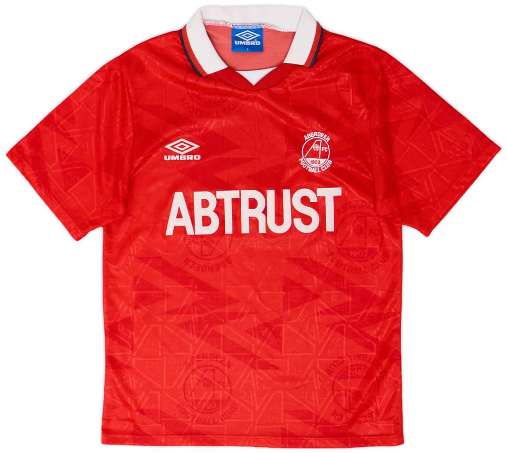 1992-93 Aberdeen Home Shirt - 9/10 - (S)
