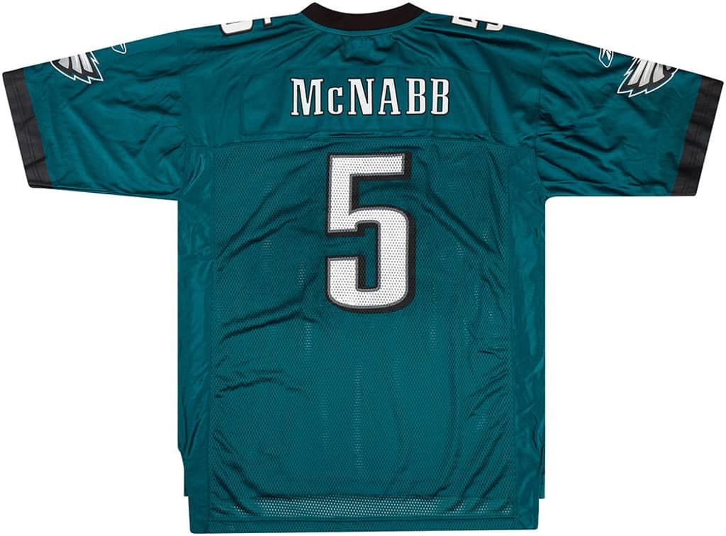 2005-06 Philadelphia Eagles McNabb #5 Reebok On Field Jersey (Home) Y