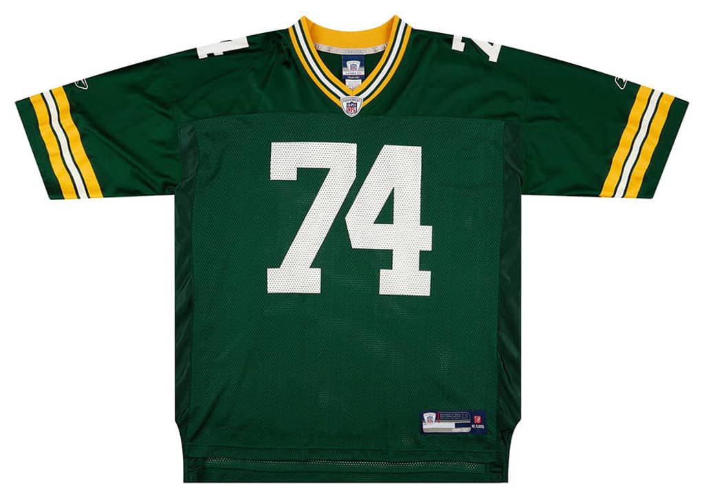 2007 Green Bay Packers Kampman #74 Reebok On Field Jersey (Home) XL