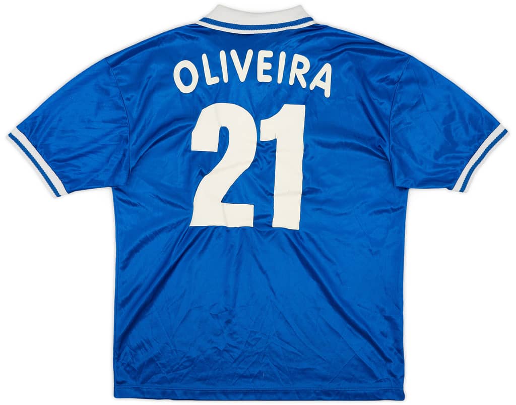 2000-01 Como Home Shirt Oliveira #21 - 5/10 - (L)