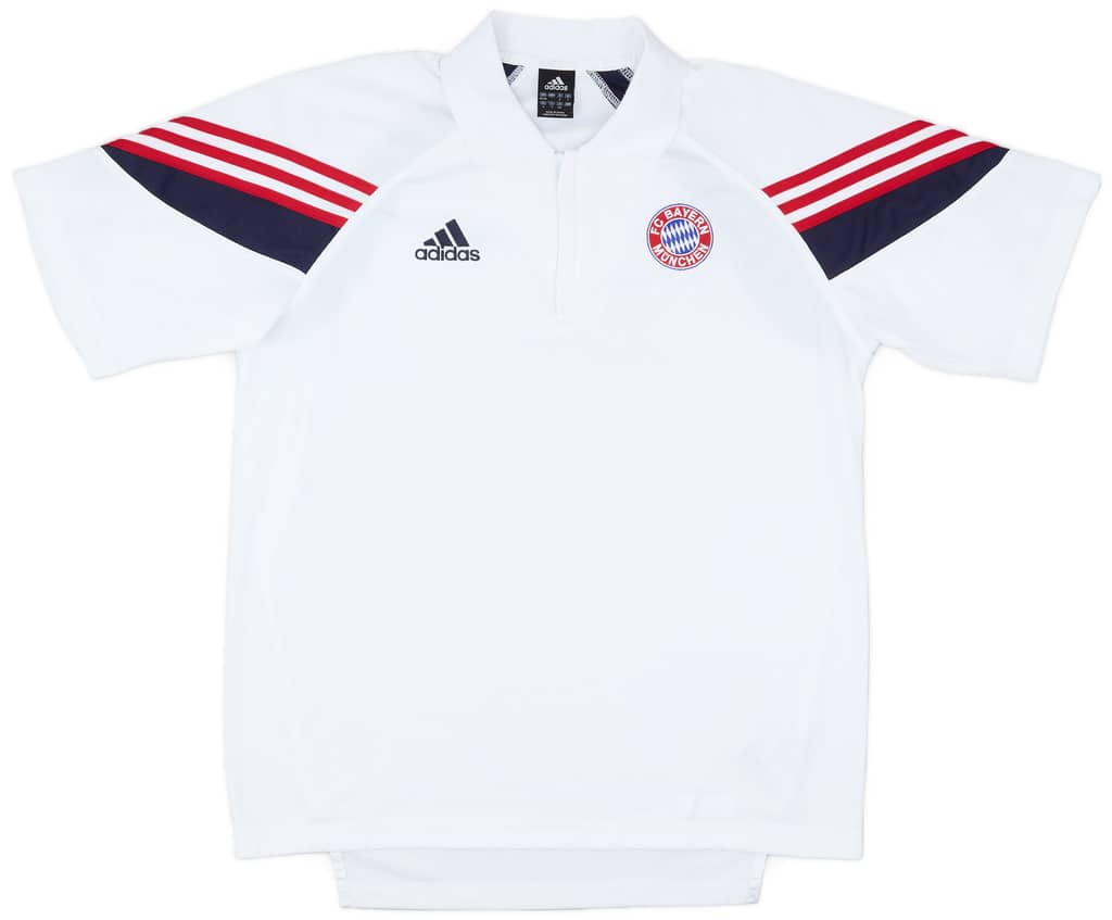2003-04 Bayern Munich adidas 1/4 Zip Polo - 9/10 - (L)
