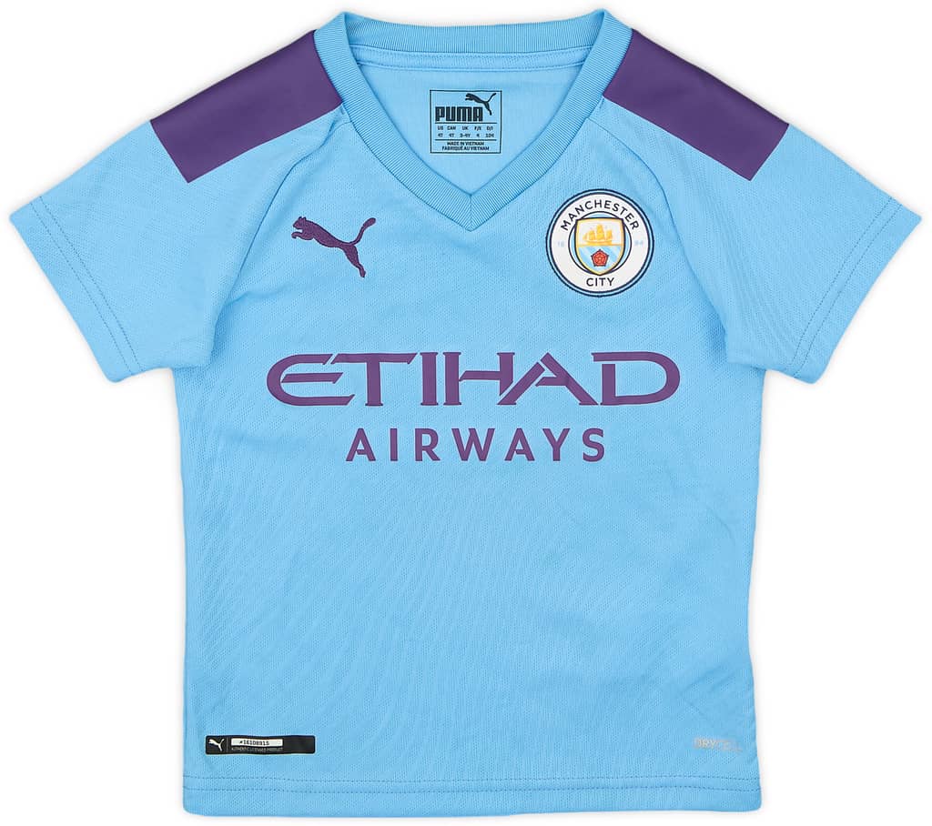 2019-20 Manchester City Home Shirt - 8/10 - (3-4 Years)