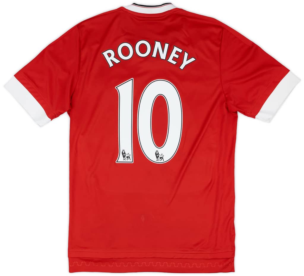 2015-16 Manchester United Home Shirt Rooney #10 - 6/10 - (S)